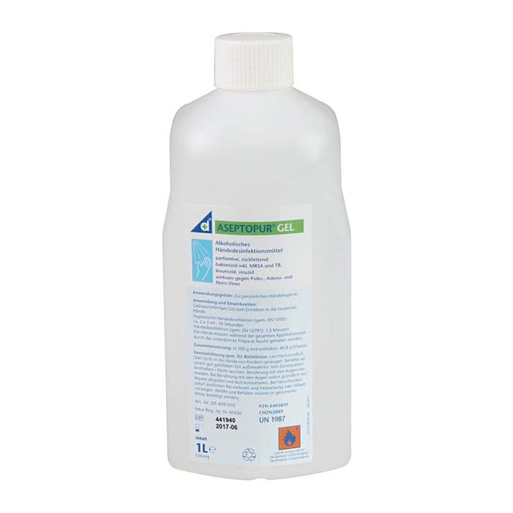 Aseptoman gel désinfectant pour les mains 1000 ml AC - 077 - Medigam