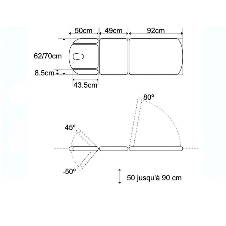 CE - 0150 - AR Mobercas table électrique pour l’ostéopathie - Medigam