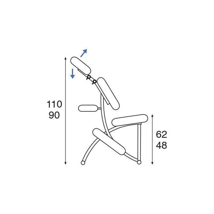 Chaise de Massage T - 2701 - Medigam